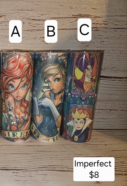 Disney Princess & Villains 20 oz Tumblers