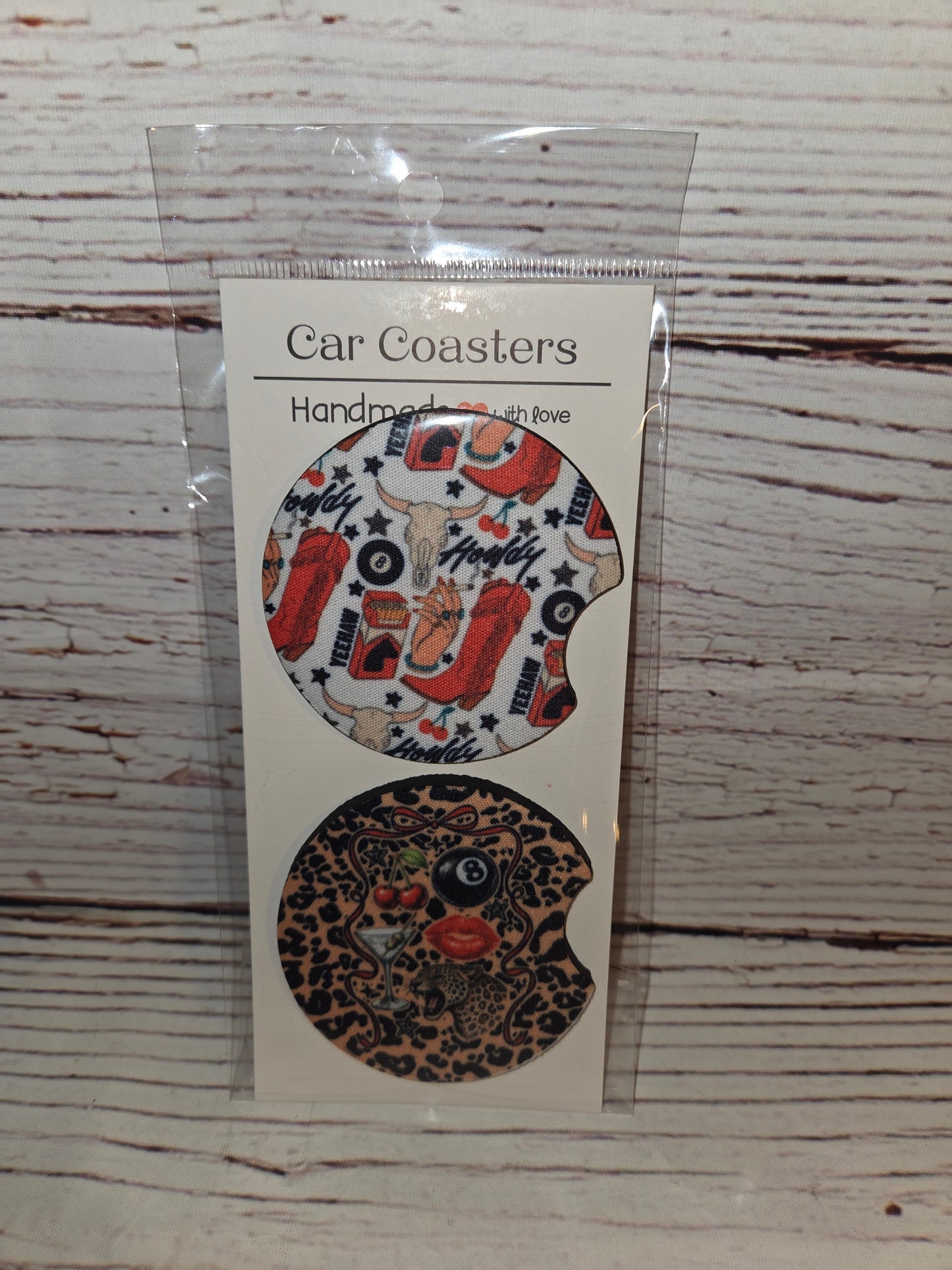 Country Western Car Coasters