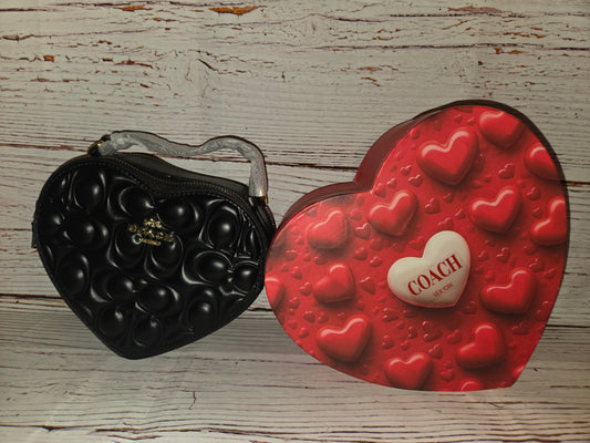 Coach Heart Purse Boujee