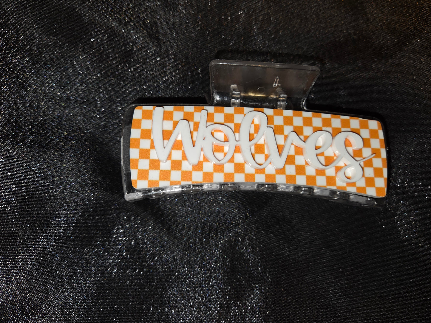 Woodland Wolves High School School Spirit Claw Clips