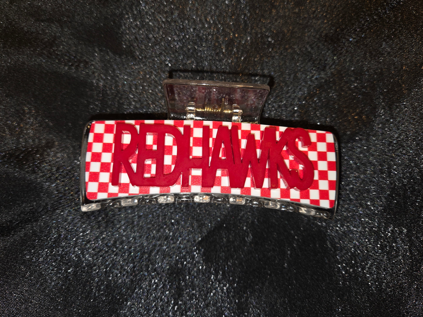 Colusa High School Redhawks School Spirit Claw Clips