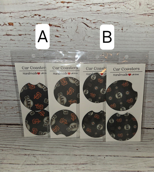 SF Giants Car Coasters