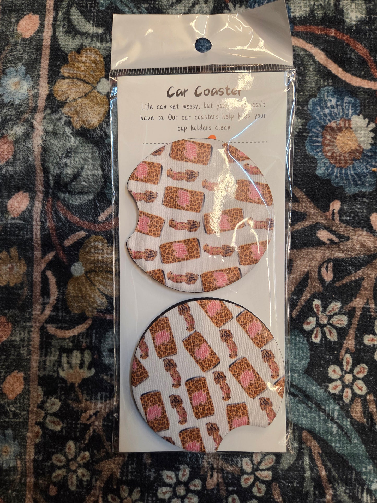 Food & Drinks Car Coasters