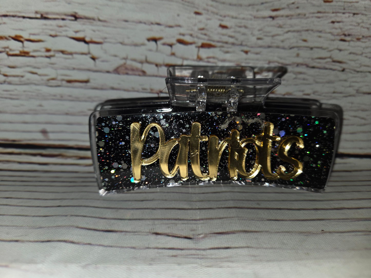 Woodland High School Pioneer Patriots School Spirit Claw Clips