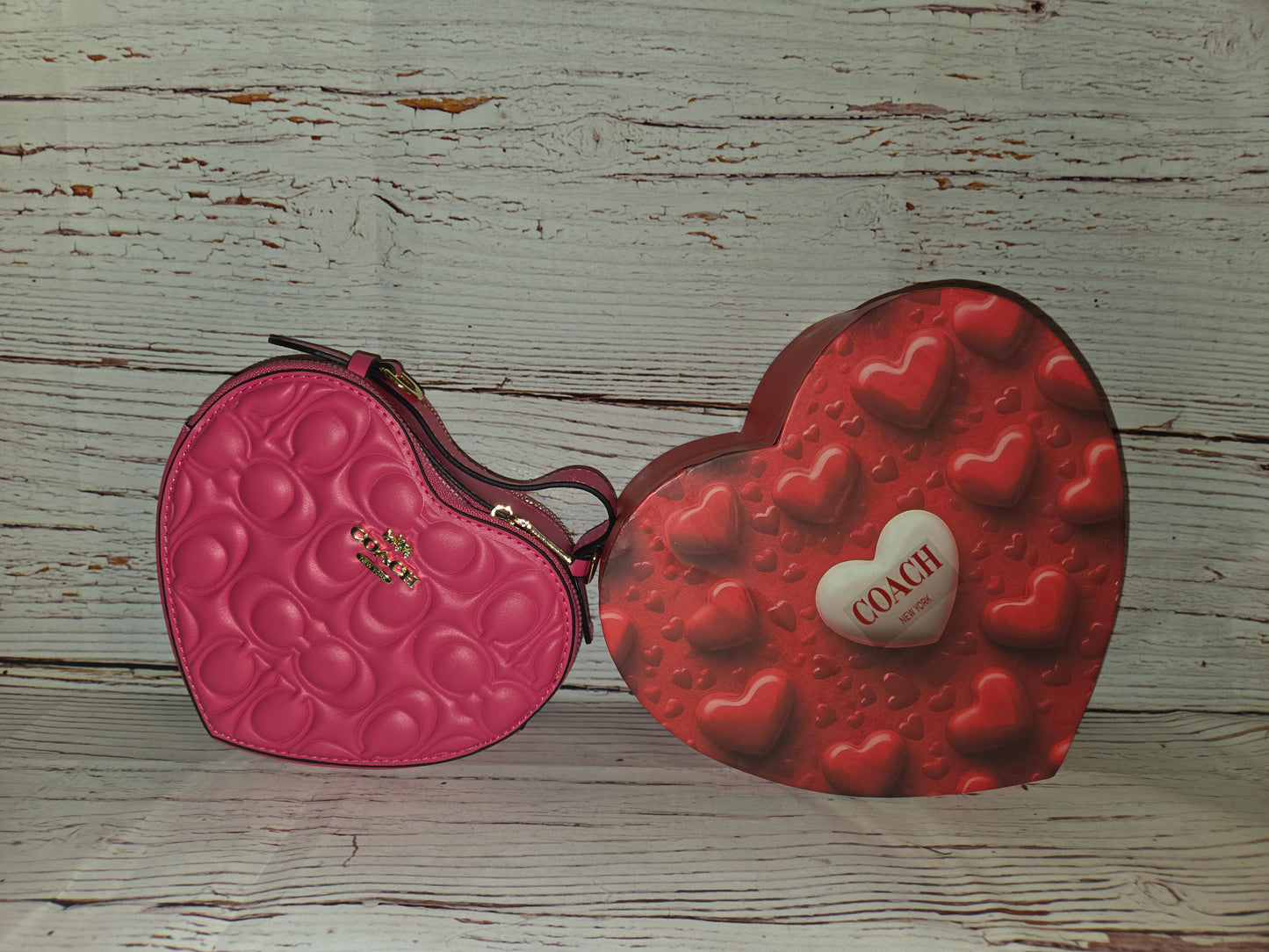 Coach Heart Purse Boujee