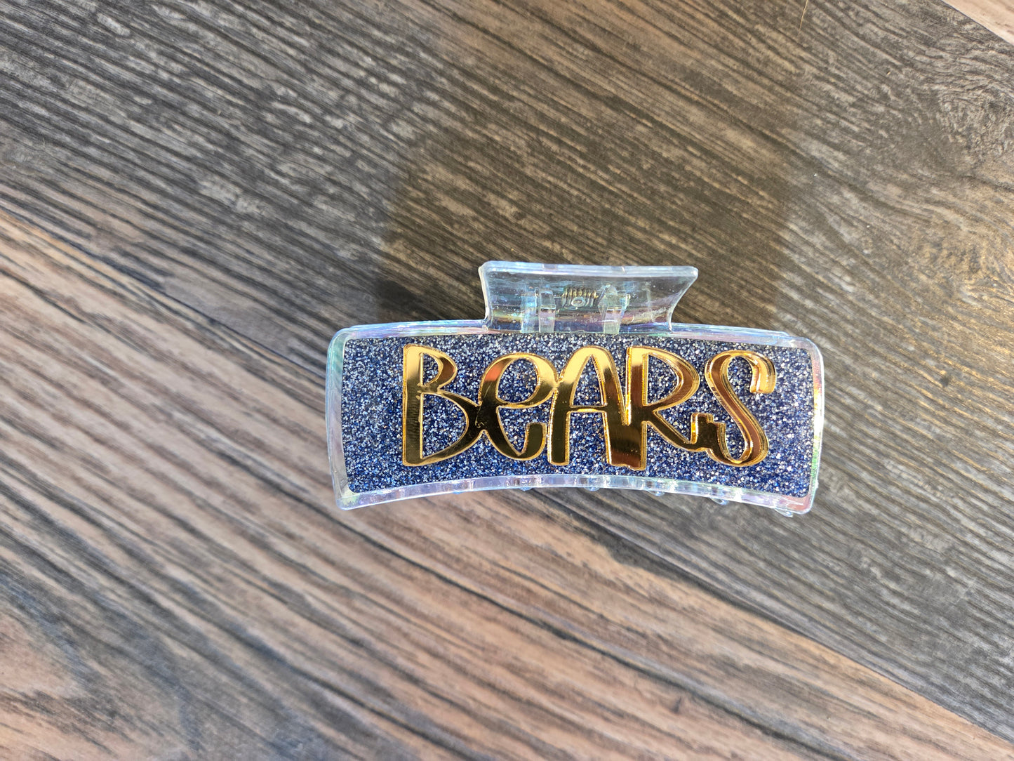 Jr Bears & Bears Large Claw Clips School Spirit