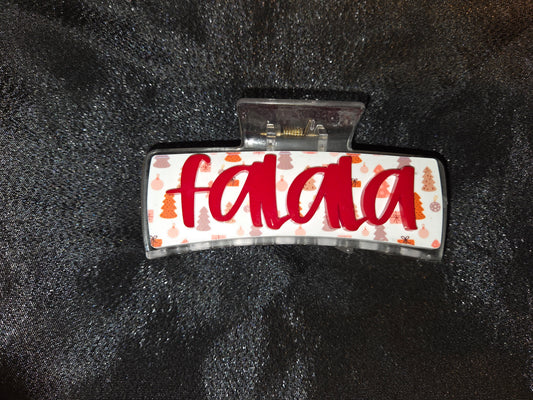 Christmas Claw Clips