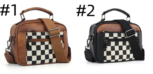 Checkered Crossbody Bags