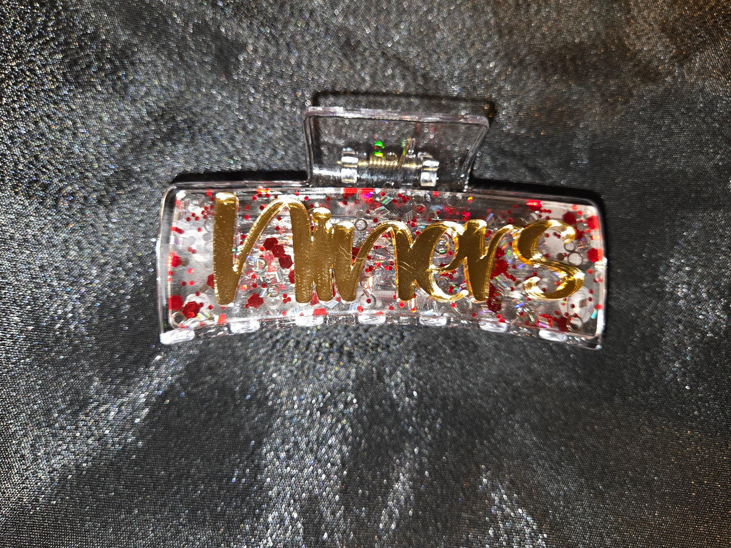 SF 49ers Claw Clips