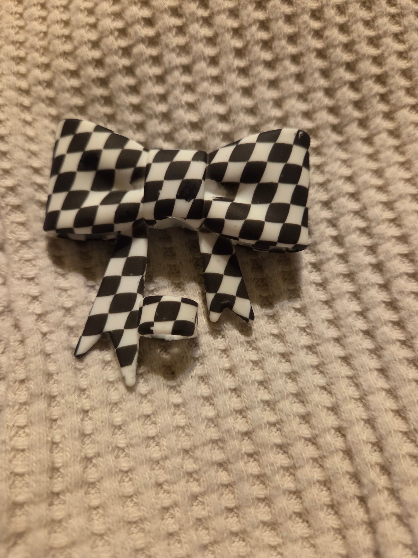 3D Bow Straw Toppers