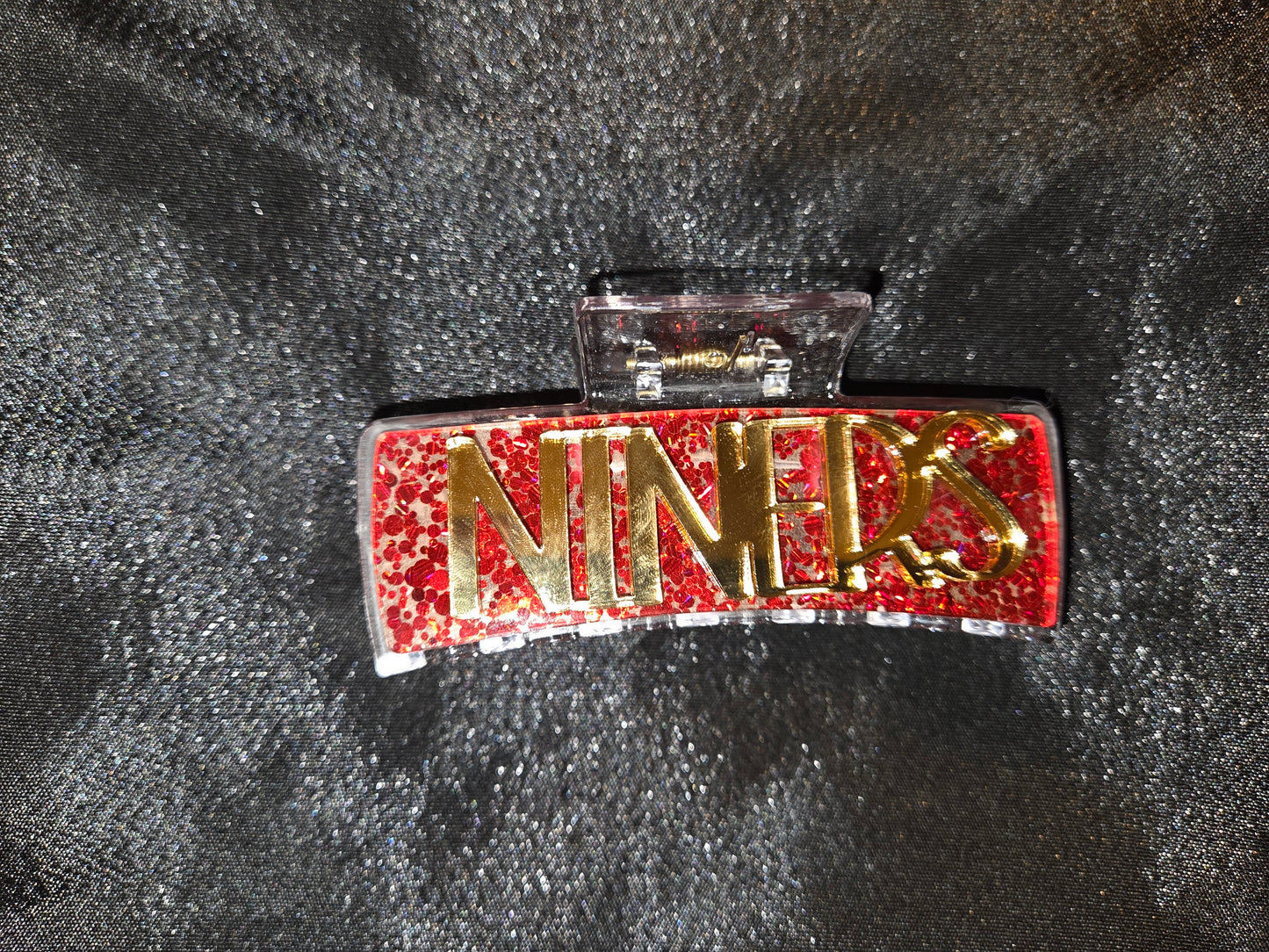 SF 49ers Claw Clips