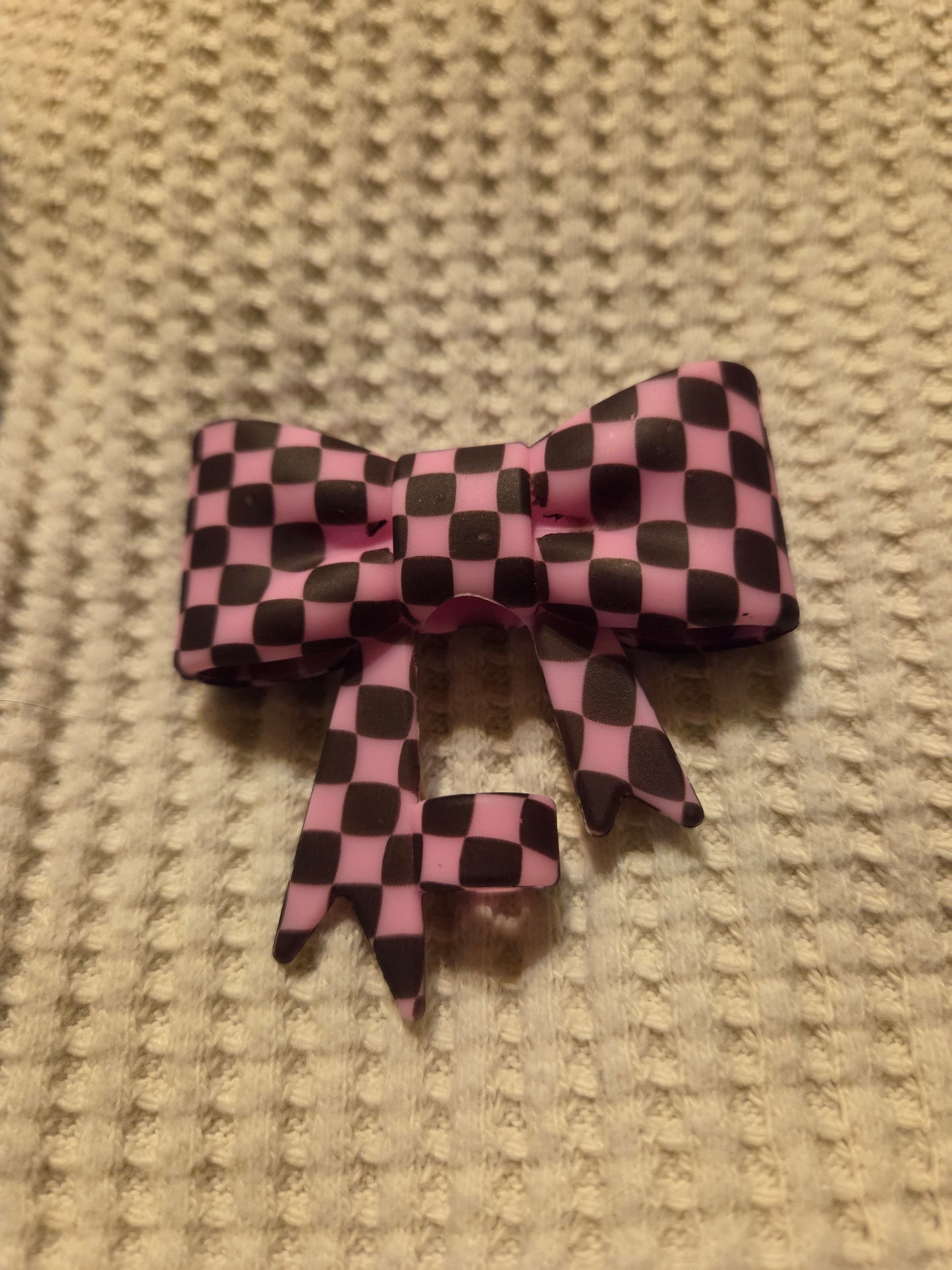 3D Bow Straw Toppers