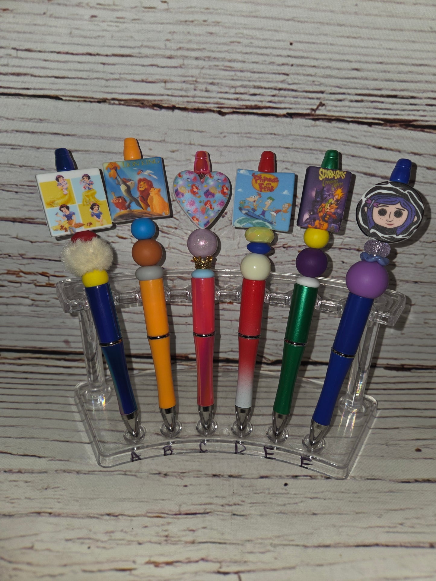 Pens: Characters,  TV, Movies, Music