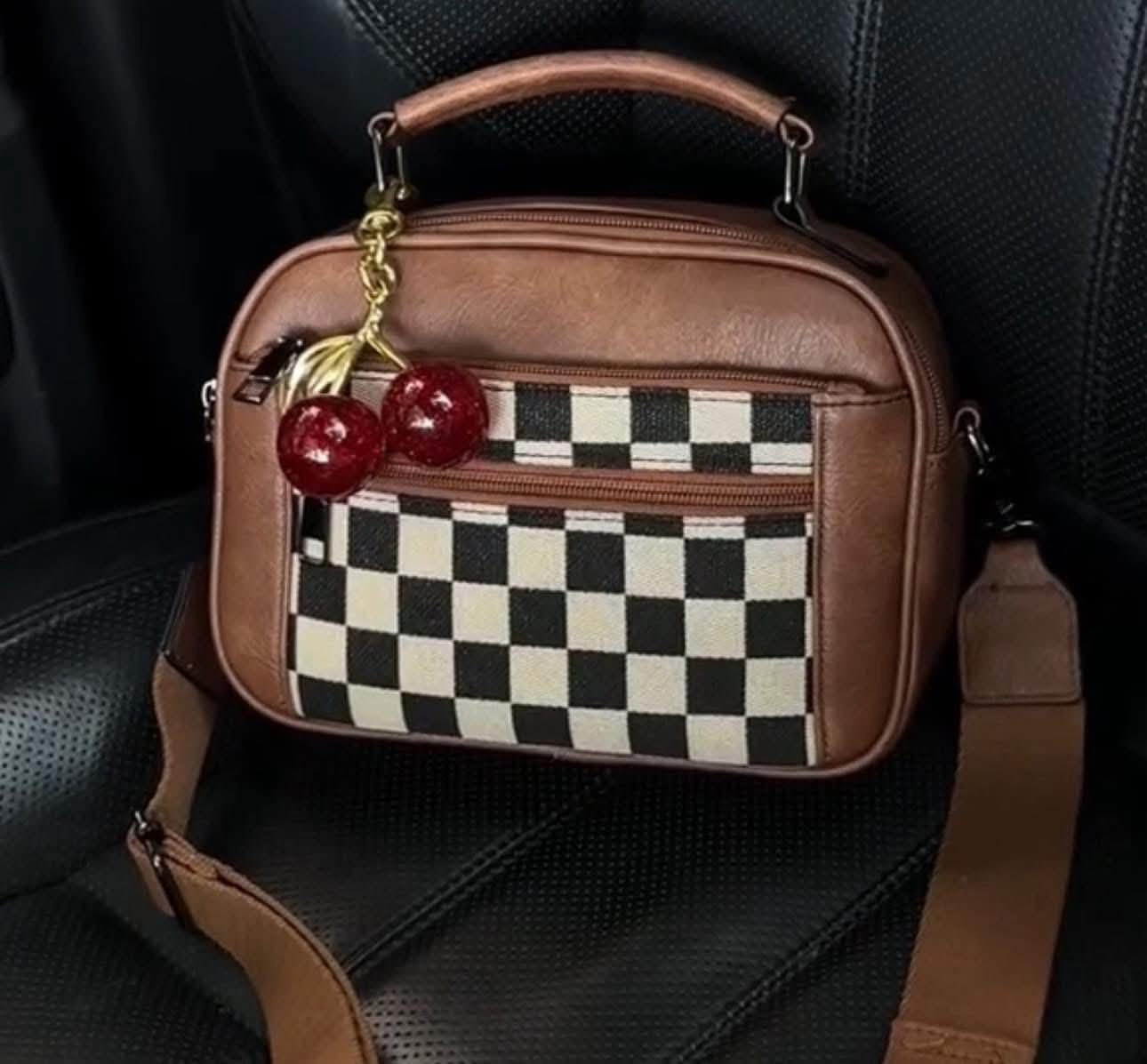 Checkered Crossbody Bags