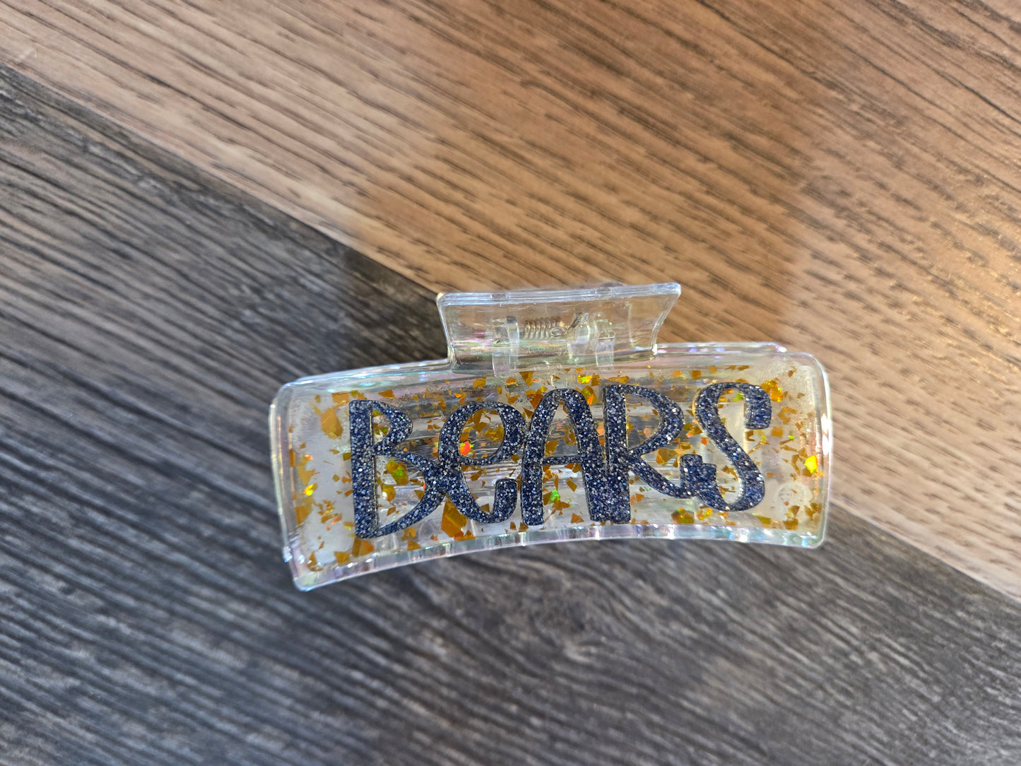 Jr Bears & Bears Large Claw Clips School Spirit