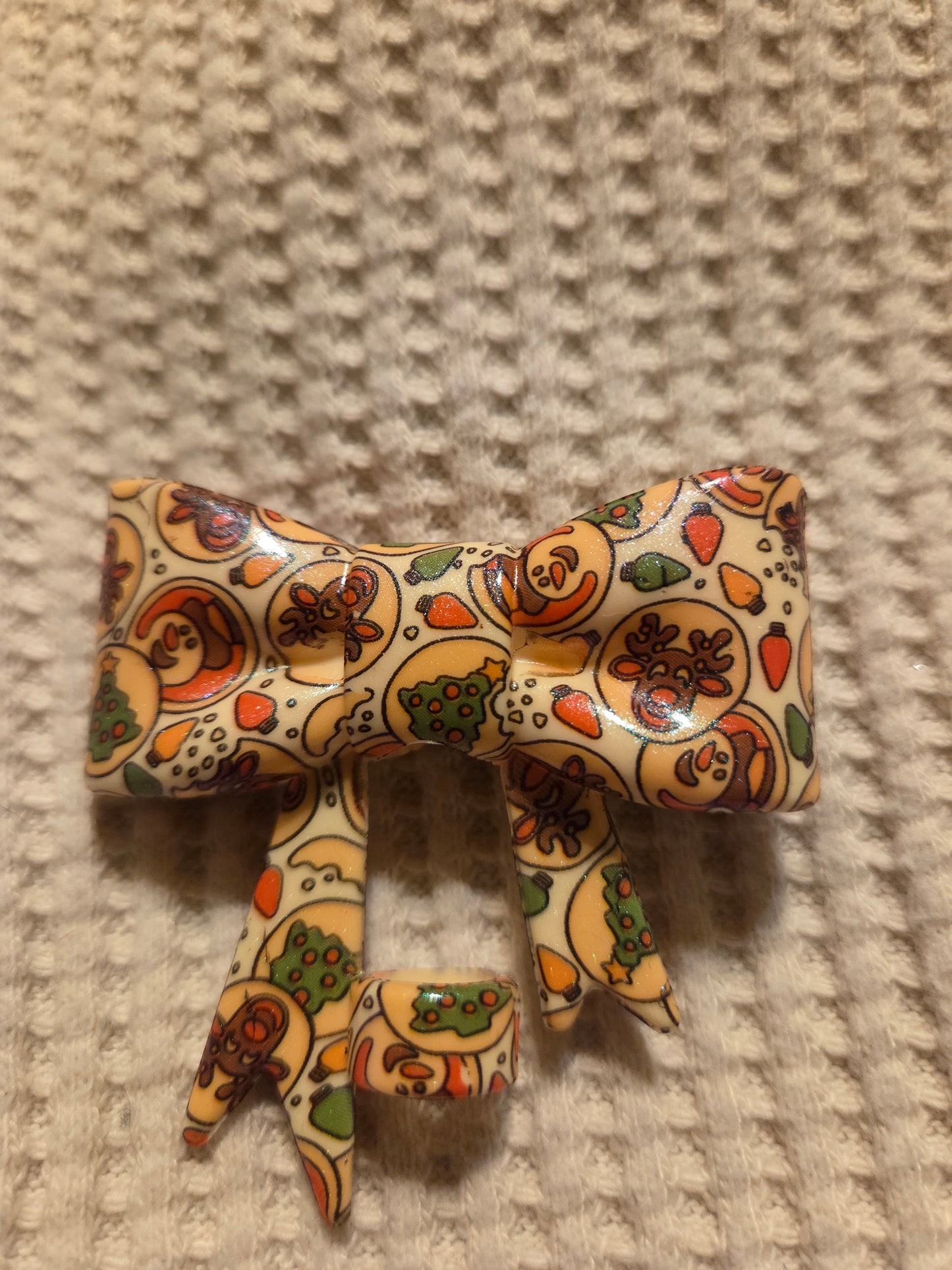 3D Bow Straw Toppers