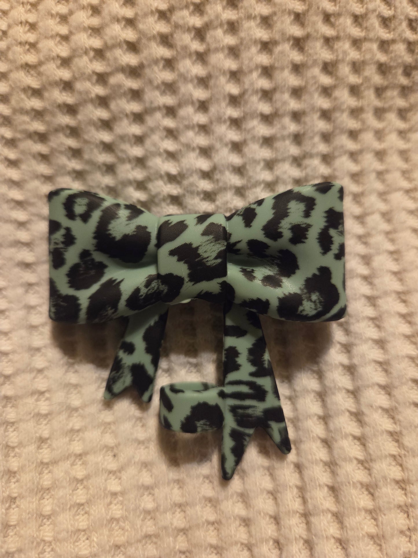 3D Bow Straw Toppers