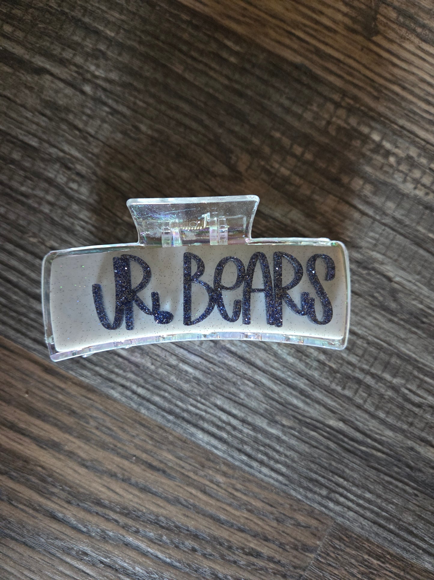 Jr Bears & Bears Large Claw Clips School Spirit