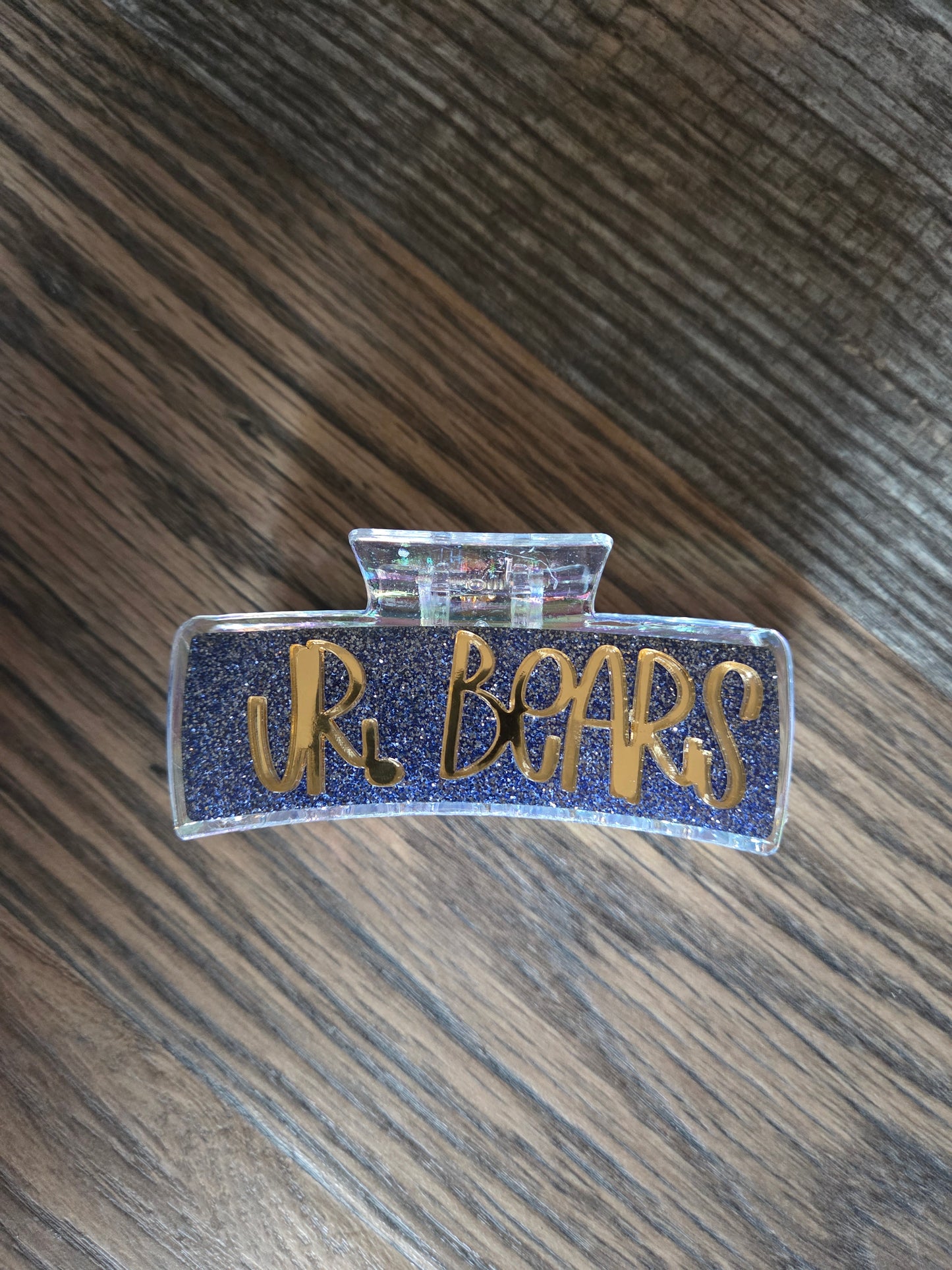 Jr Bears & Bears Large Claw Clips School Spirit