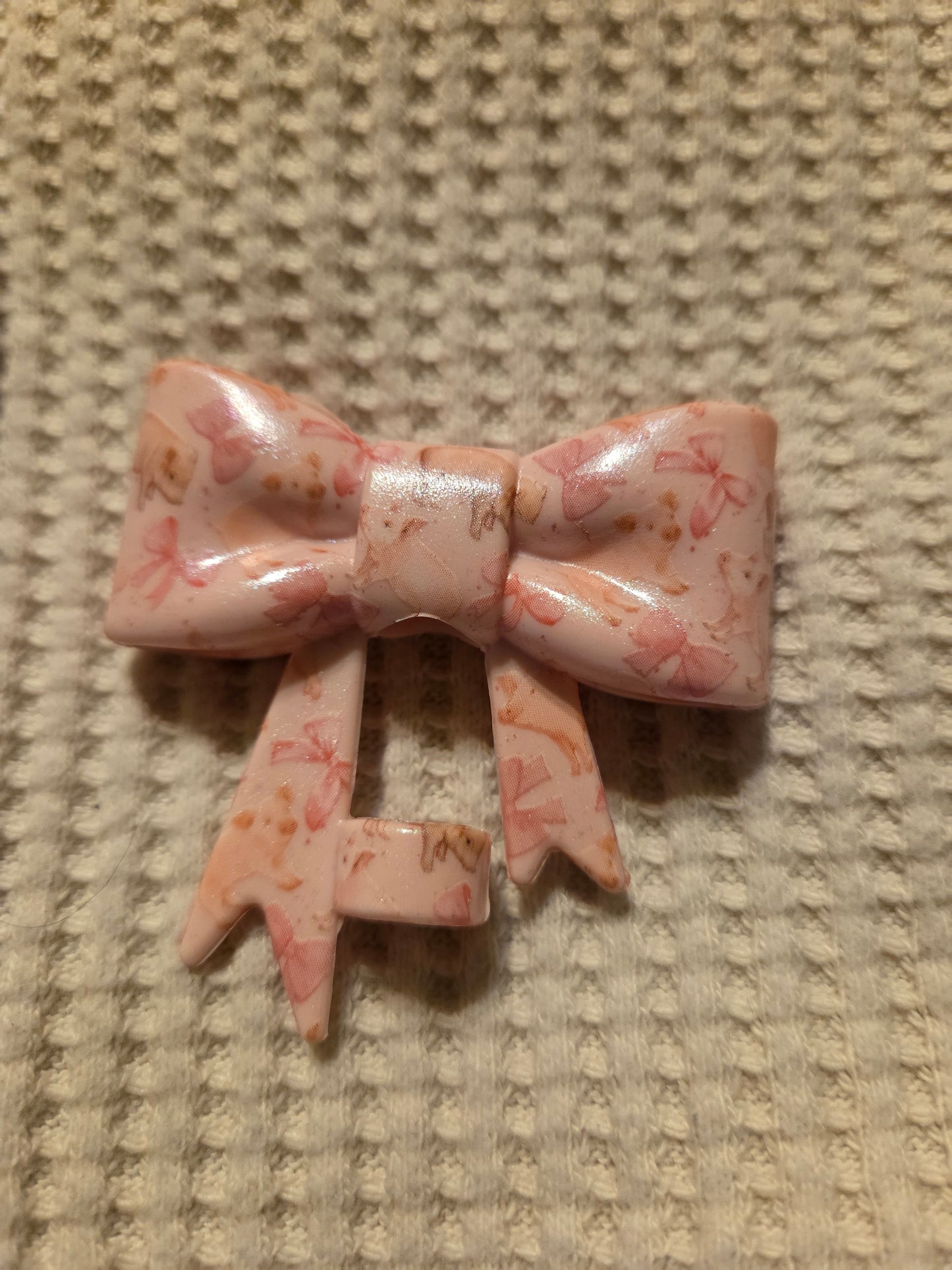 3D Bow Straw Toppers