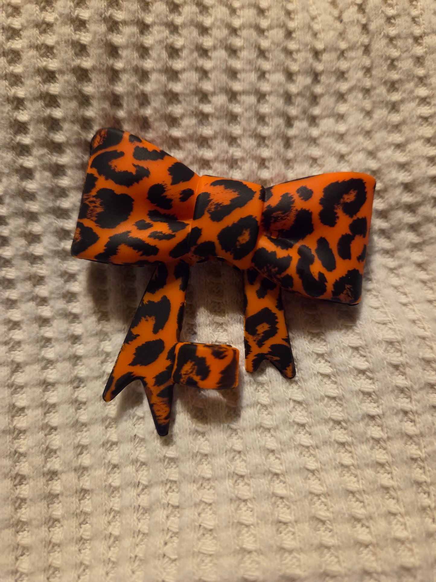 3D Bow Straw Toppers
