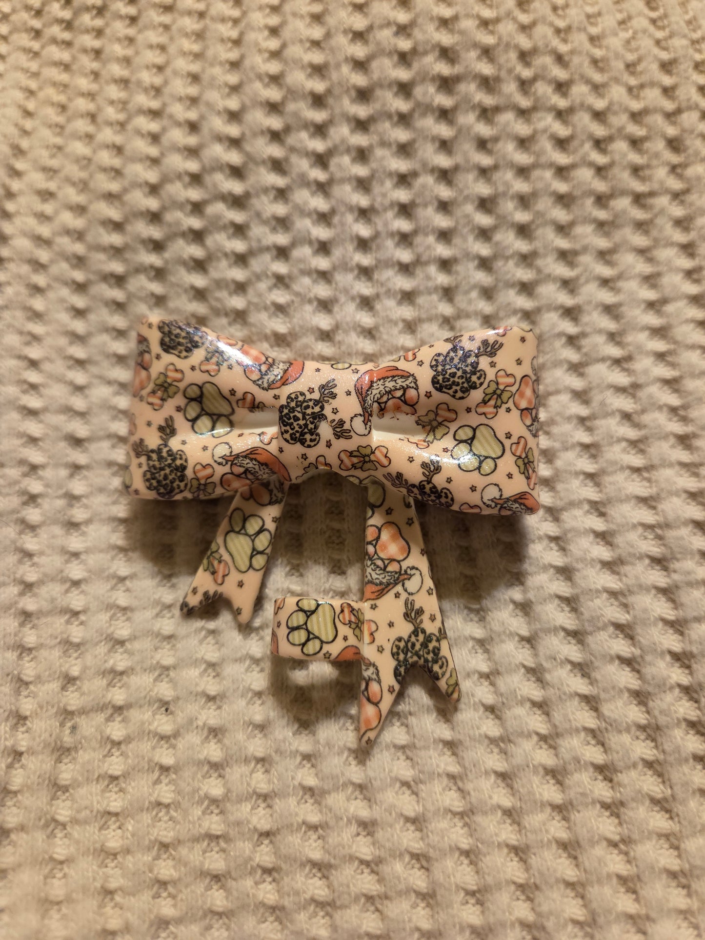 3D Bow Straw Toppers
