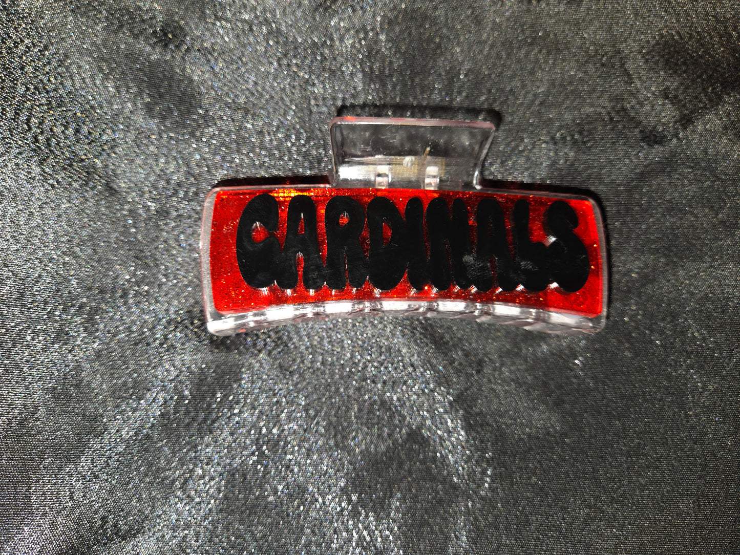 Woodland Christian Cardinals School Spirit Claw Clips
