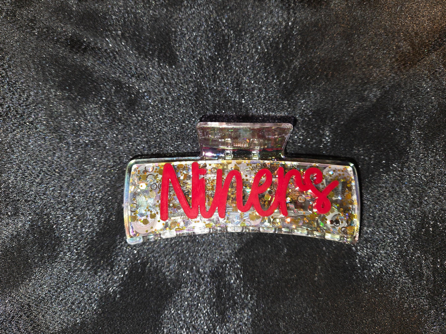 SF 49ers Claw Clips