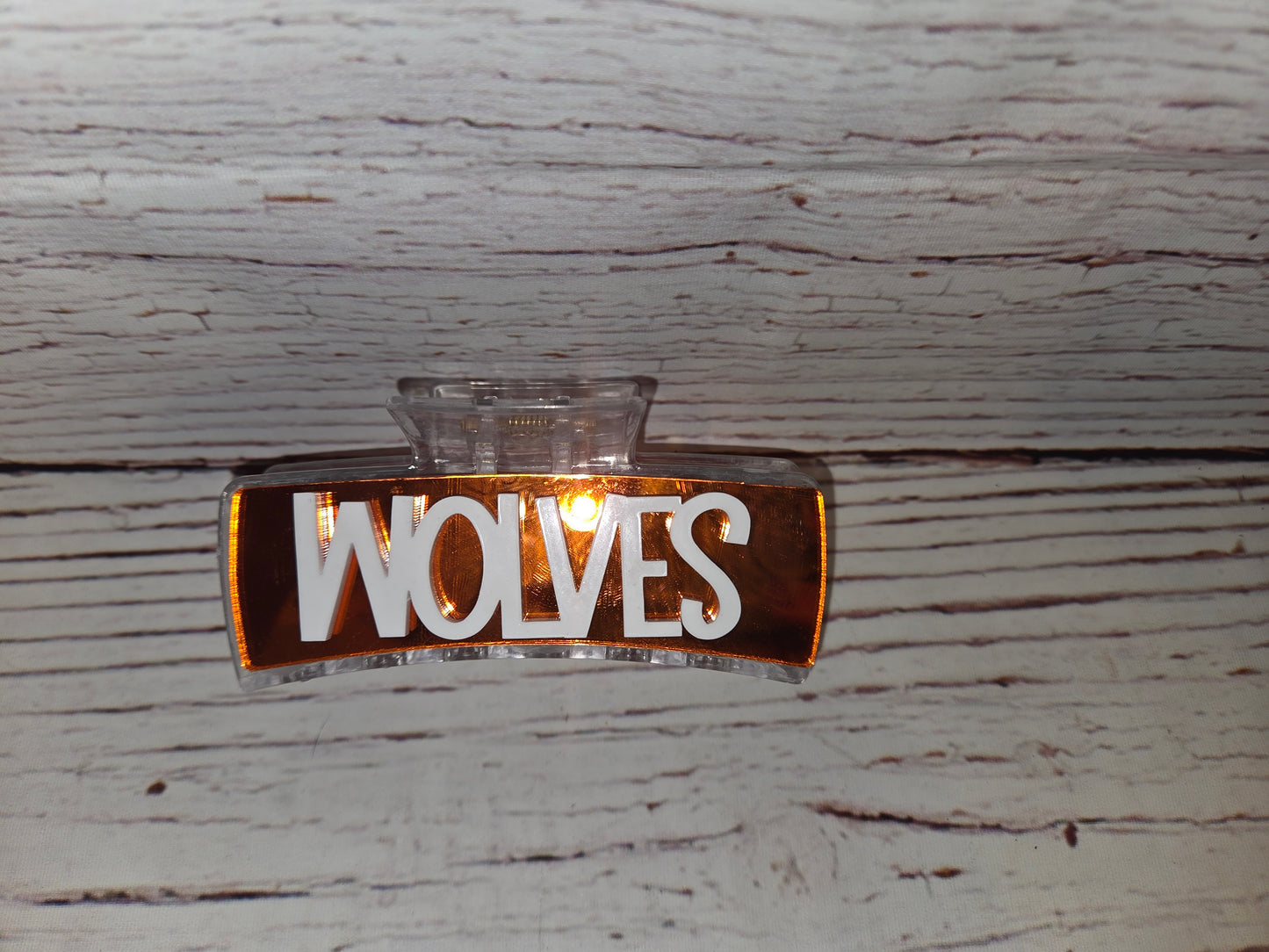 Woodland Wolves High School School Spirit Claw Clips