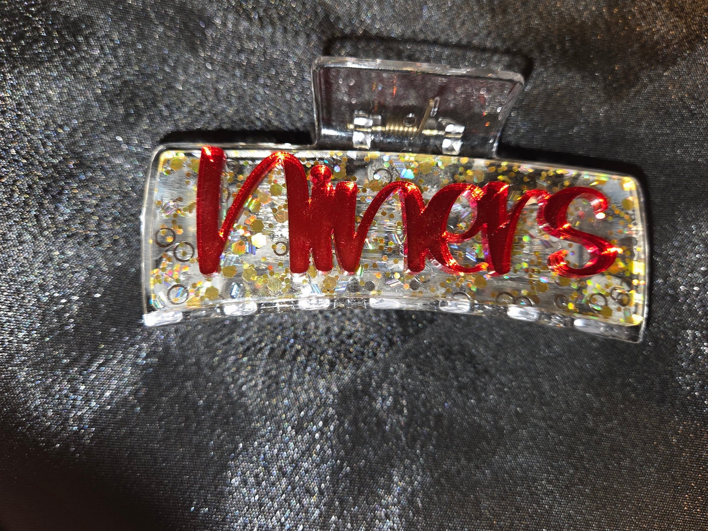 SF 49ers Claw Clips