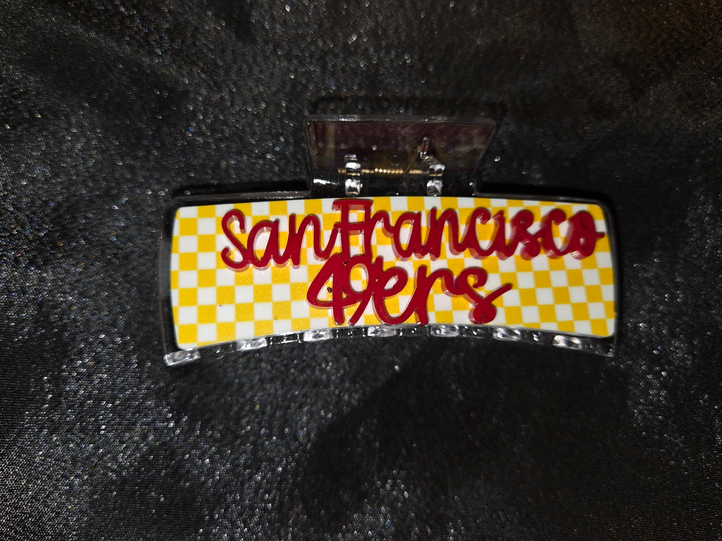 SF 49ers Claw Clips