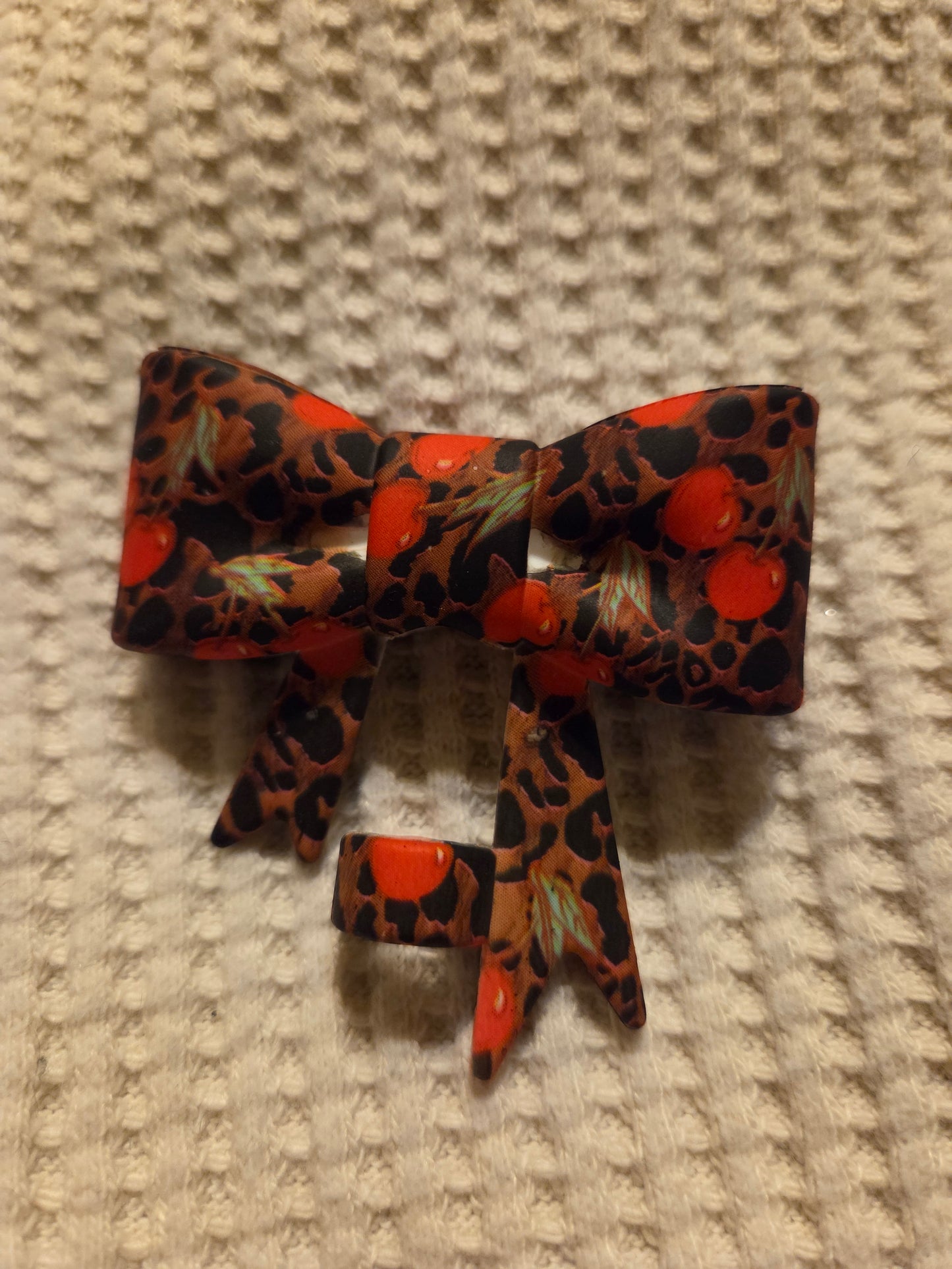 3D Bow Straw Toppers