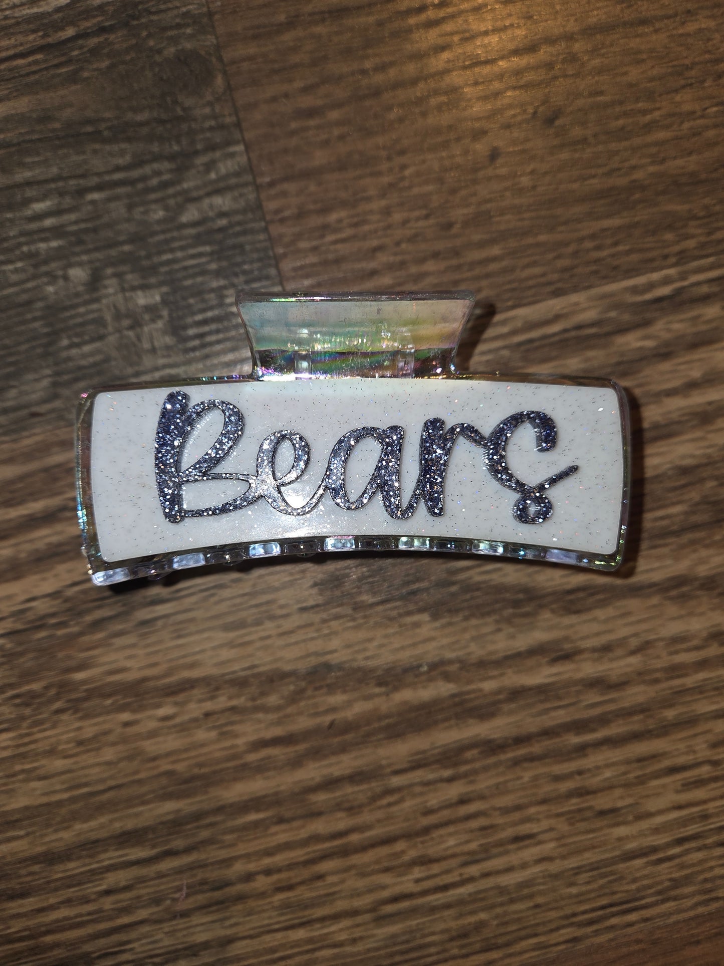 Jr Bears & Bears Large Claw Clips School Spirit