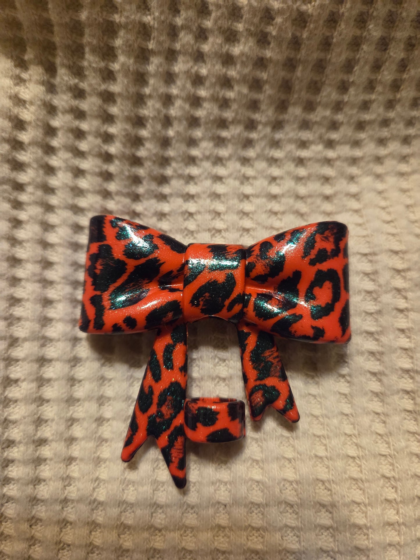 3D Bow Straw Toppers