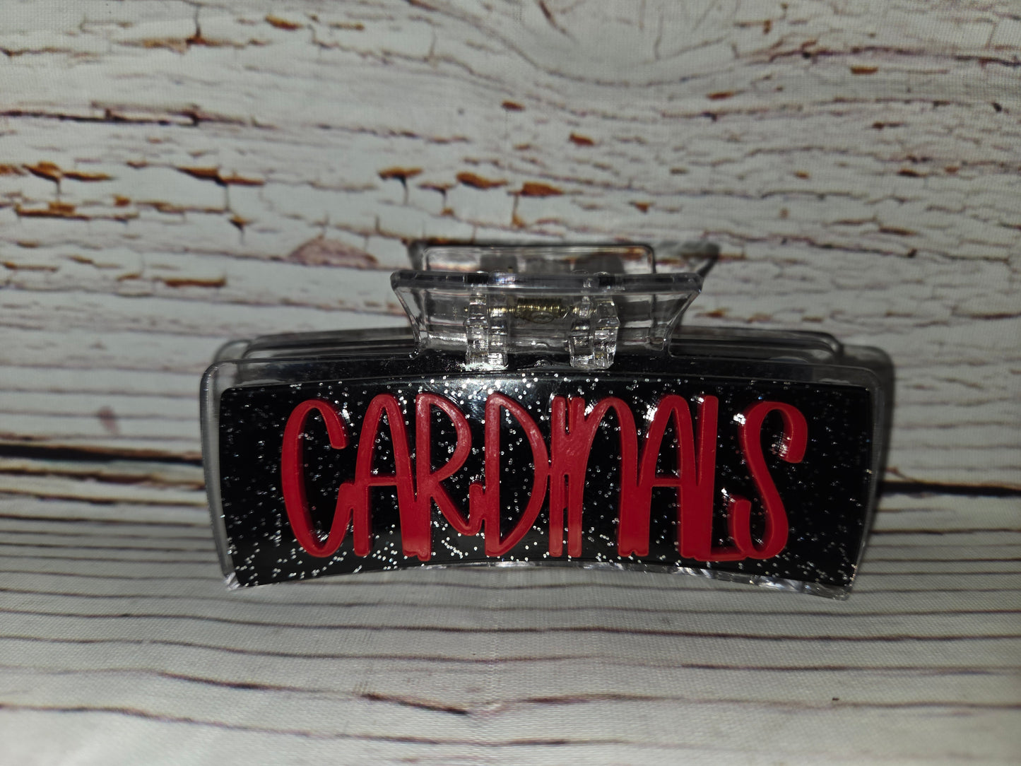 Woodland Christian Cardinals School Spirit Claw Clips