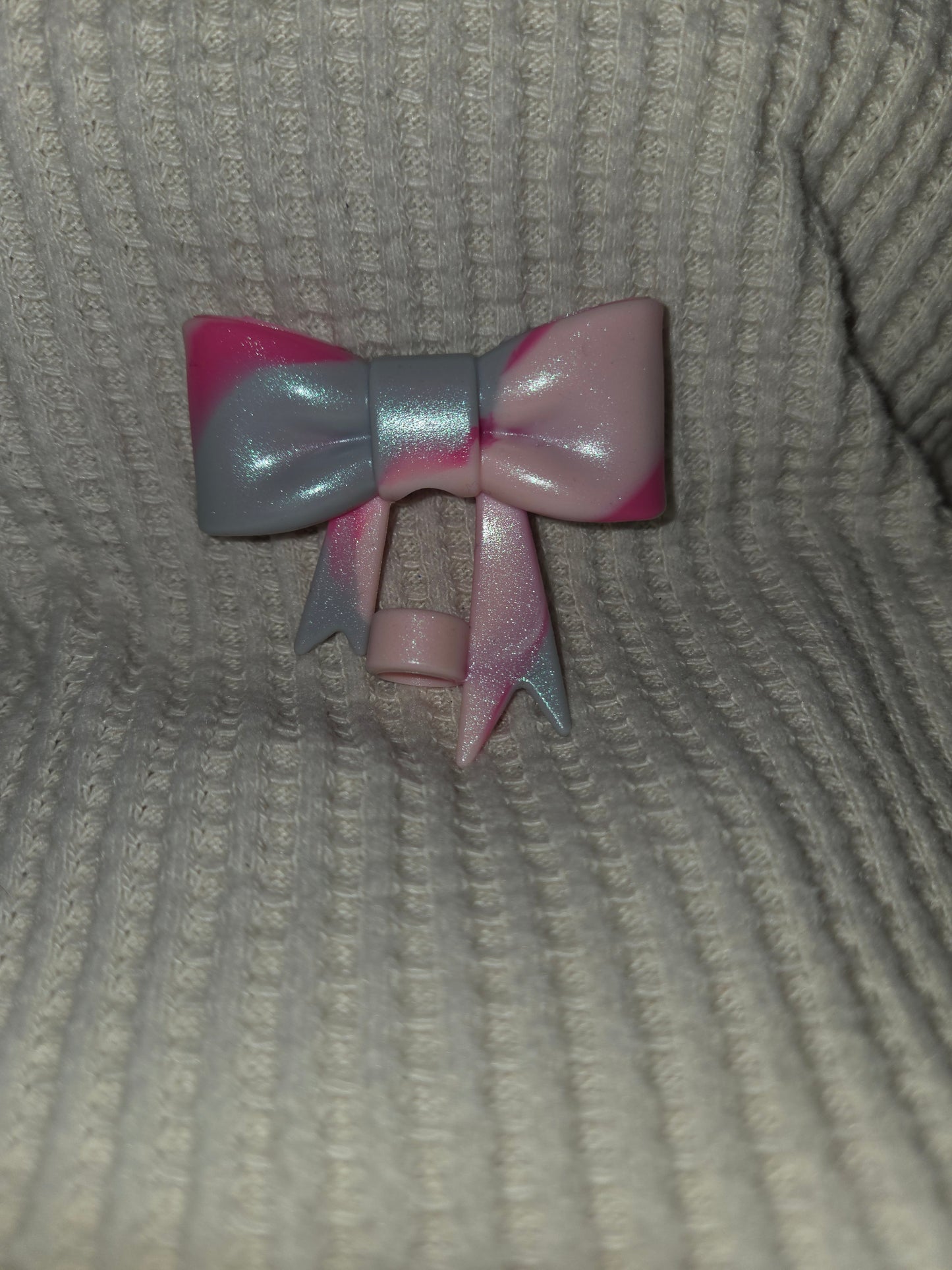 3D Bow Straw Toppers