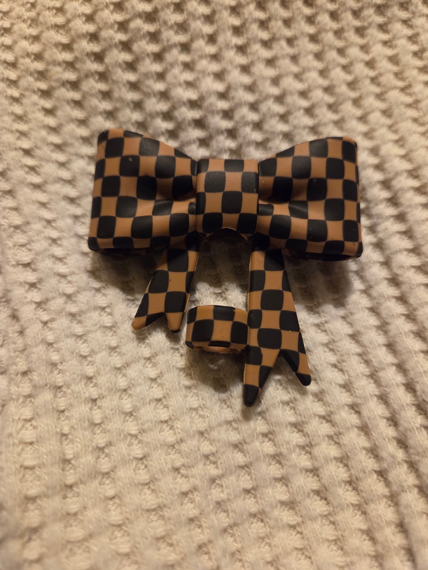 3D Bow Straw Toppers
