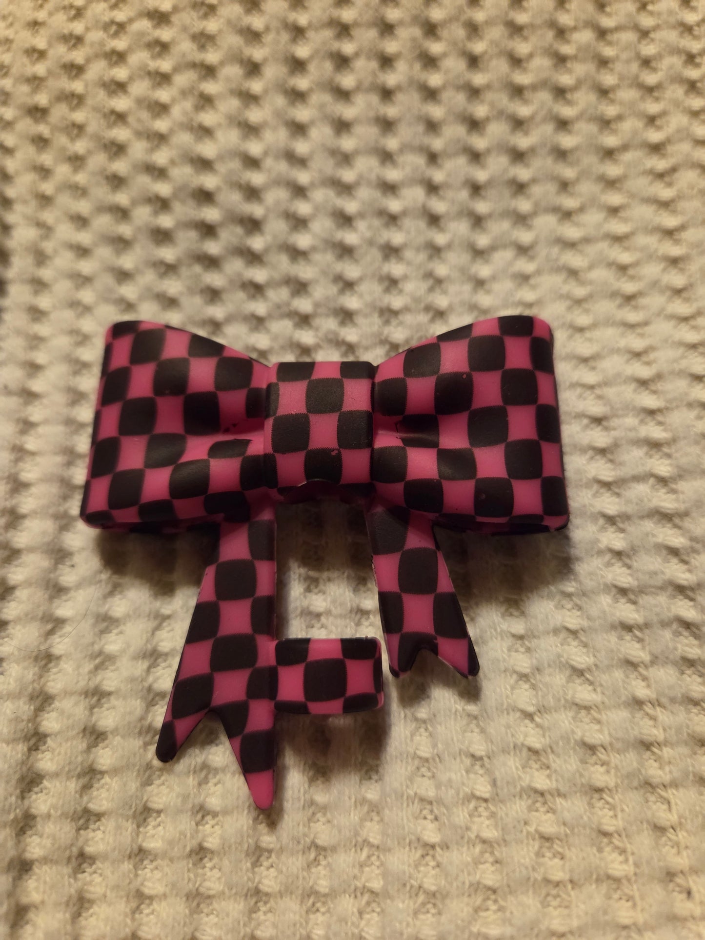 3D Bow Straw Toppers