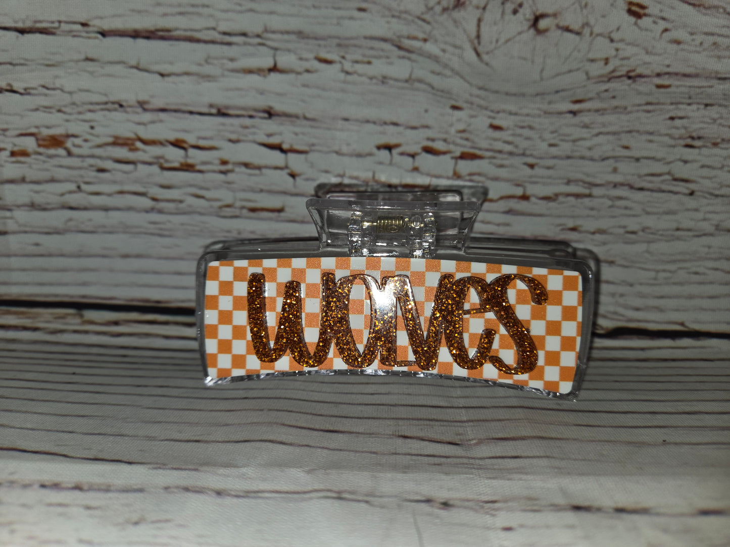 Woodland Wolves High School School Spirit Claw Clips