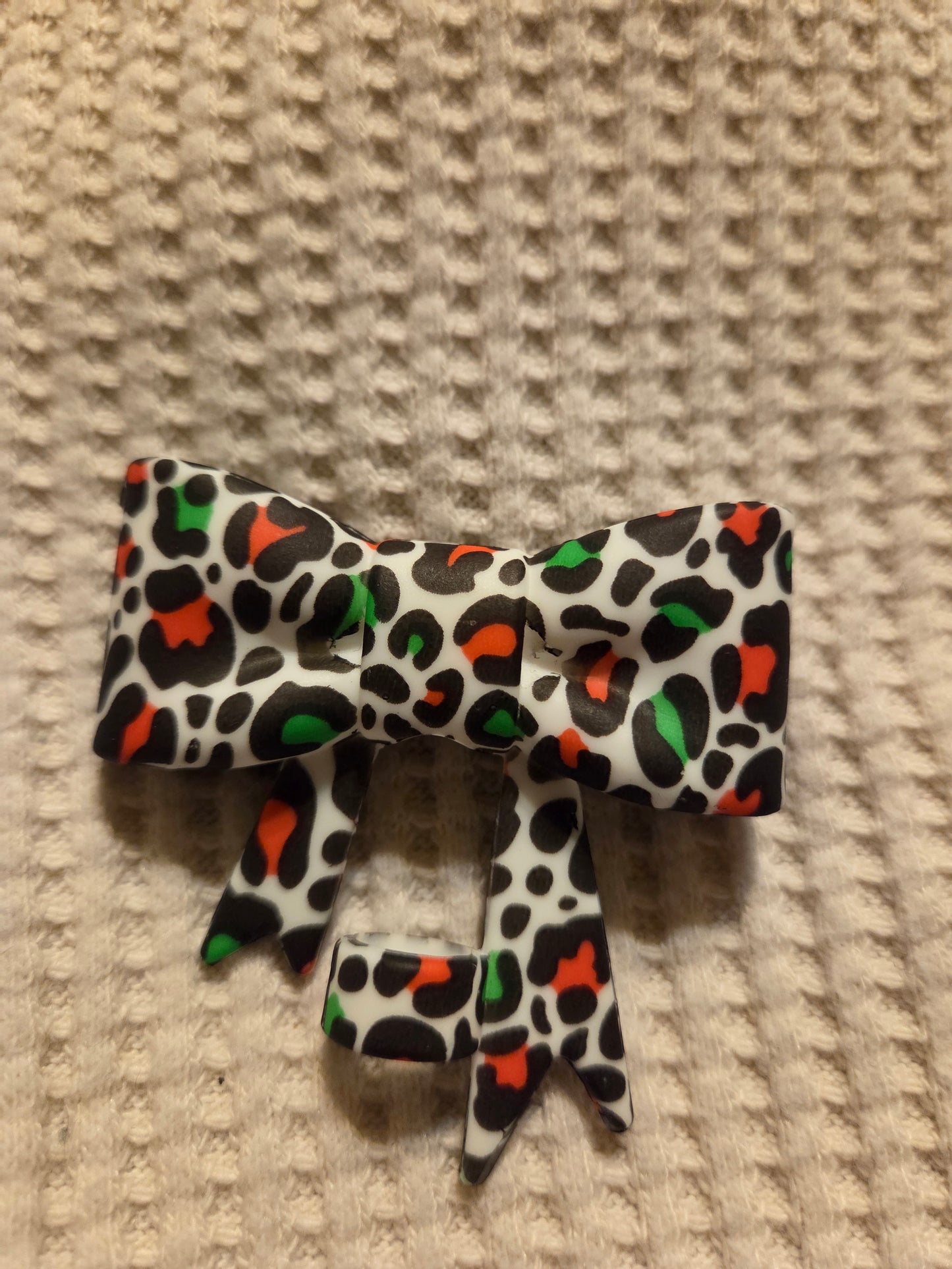 3D Bow Straw Toppers
