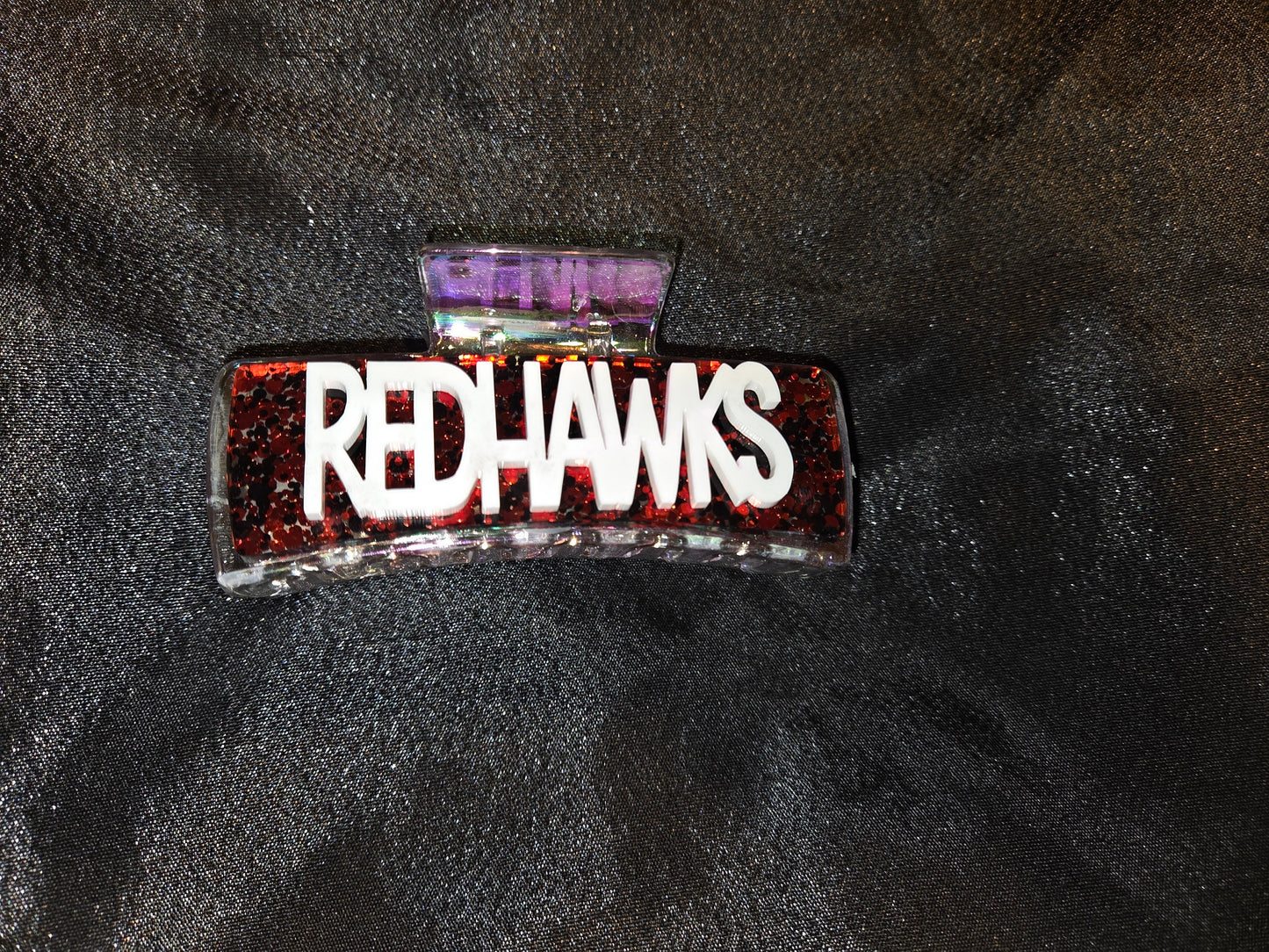 Colusa High School Redhawks School Spirit Claw Clips
