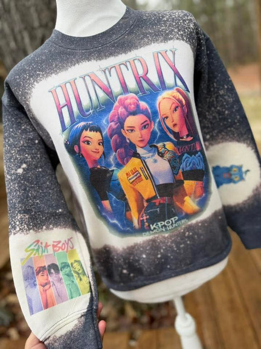 KPOP Huntrix Crewneck Sweatshirt- Youth