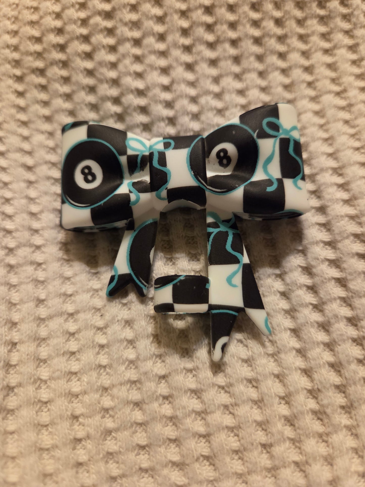 3D Bow Straw Toppers