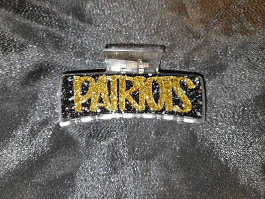 Woodland High School Pioneer Patriots School Spirit Claw Clips