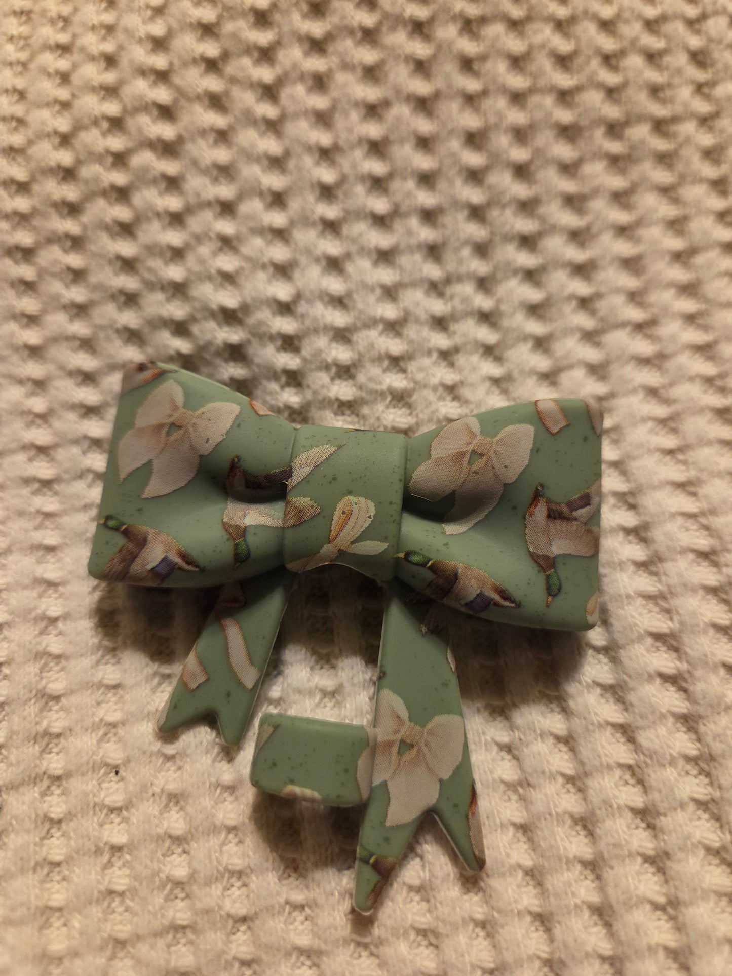 3D Bow Straw Toppers