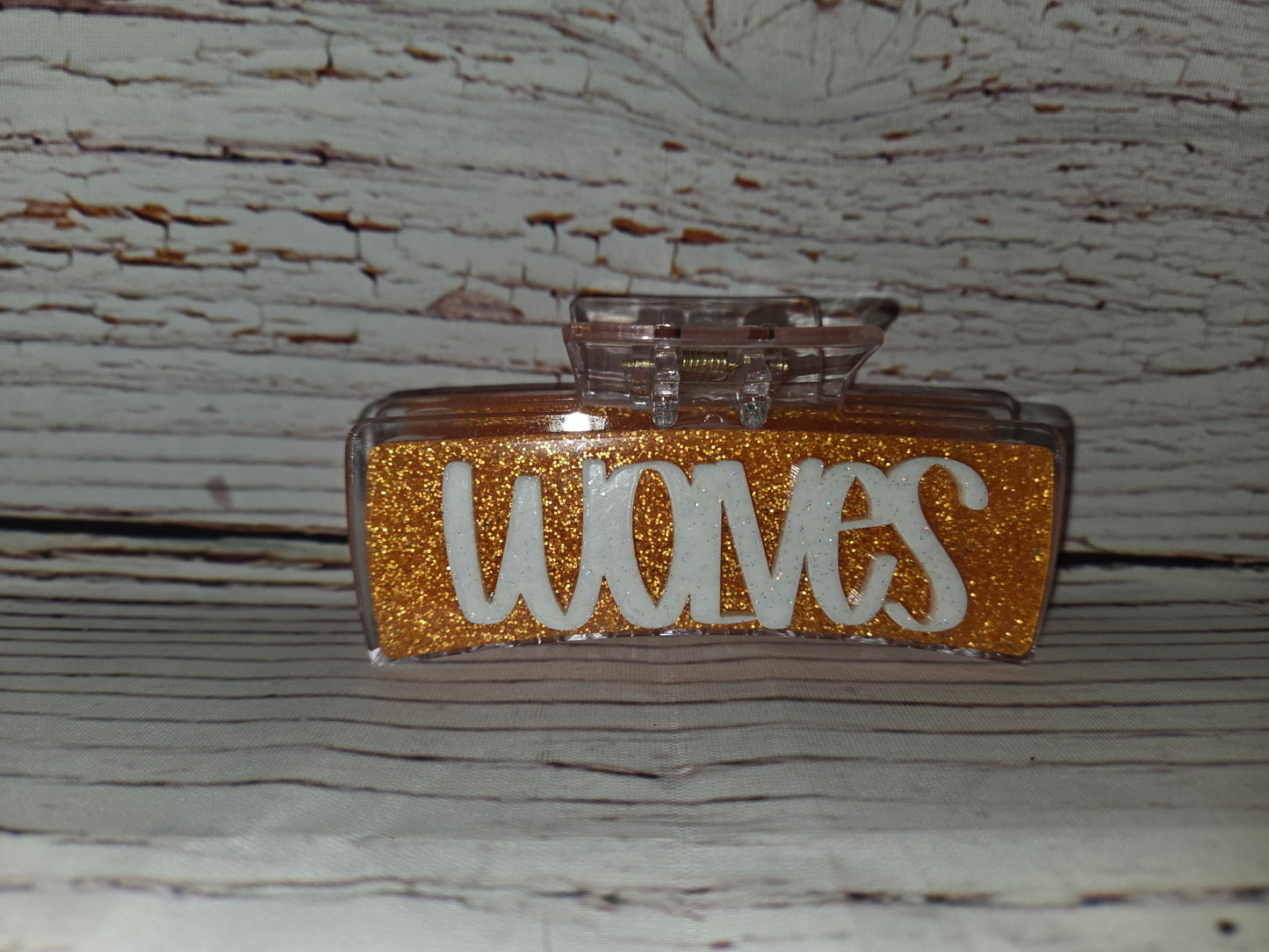 Woodland Wolves High School School Spirit Claw Clips