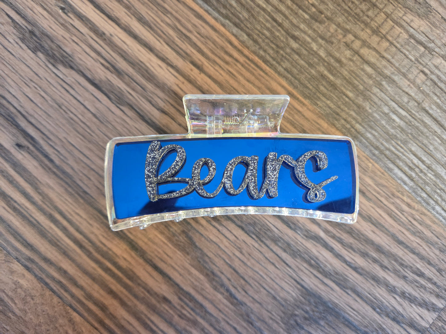 Jr Bears & Bears Large Claw Clips School Spirit