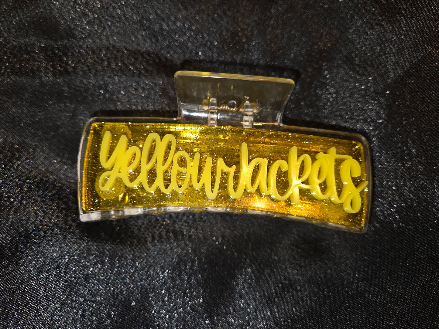 Williams High School Yellowjackets School Spirit Claw Clips