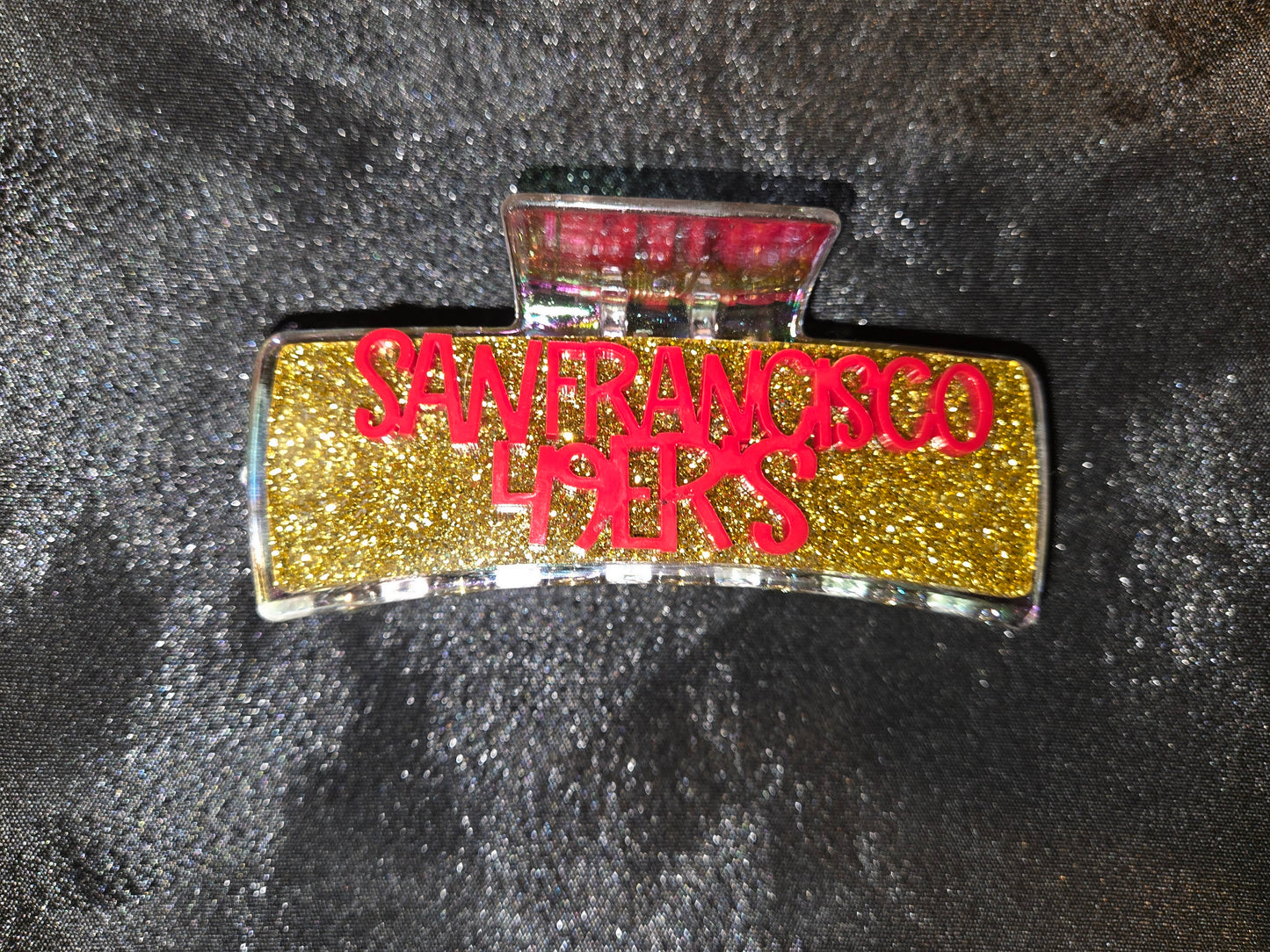 SF 49ers Claw Clips